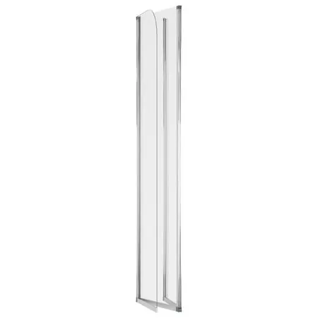  Paravane de baie 2 buc. 104x130cm sticlă securizată transparent