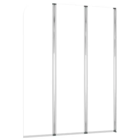  Paravane de baie 2 buc. 104x130cm sticlă securizată transparent
