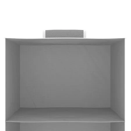  Organizatoare suspendate dulap, 2 buc., cu 4 rafturi, textil 