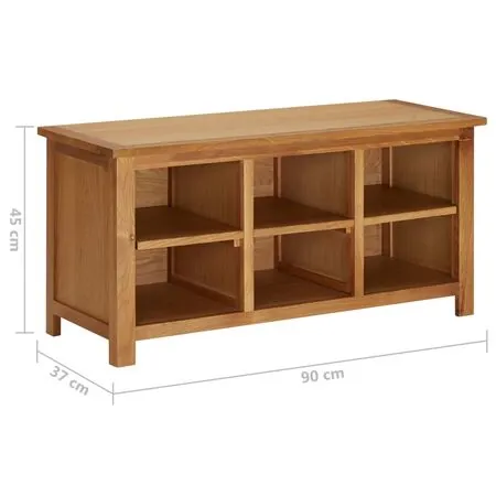  Pantofar, 90 x 37 x 45 cm, lemn masiv de stejar