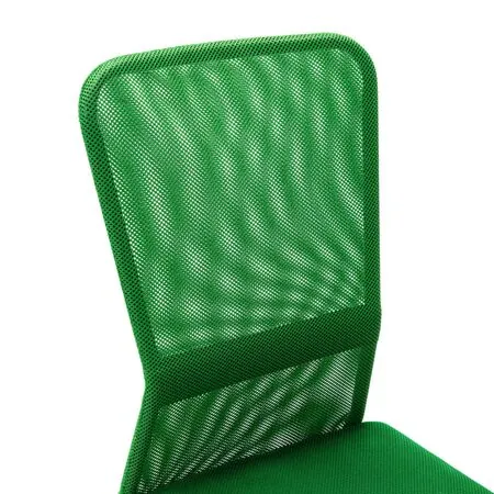  Scaun de birou, verde, 44 x 52 x 100 cm, plasă textilă