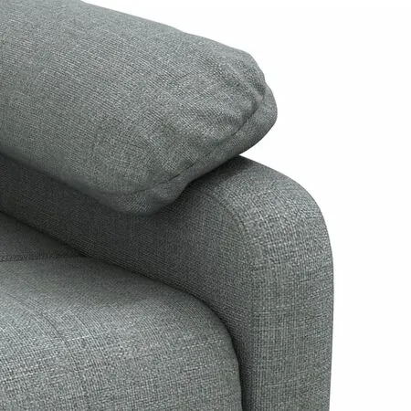  Fotoliu de masaj, gri închis, material textil
