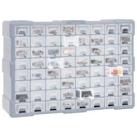  Organizator cu 64 de sertare, 52 x 16 x 37,5 cm