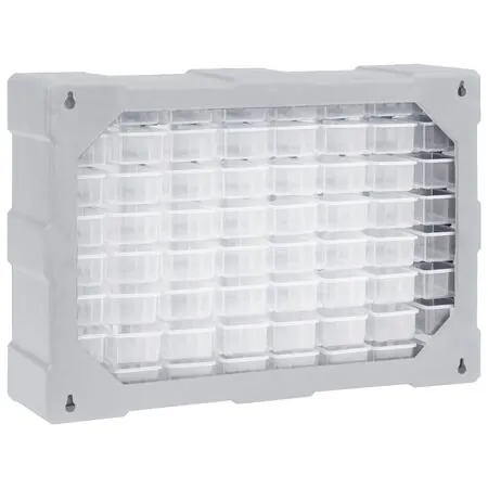  Organizator cu 64 de sertare, 52 x 16 x 37,5 cm