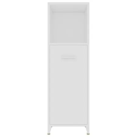  Dulap de baie, alb, 30x30x95 cm, lemn prelucrat