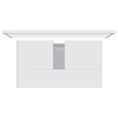  Set mobilier de baie, alb, lemn prelucrat