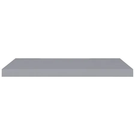  Rafturi de perete suspendate, 4 buc., gri, 80x23,5x3,8 cm, MDF