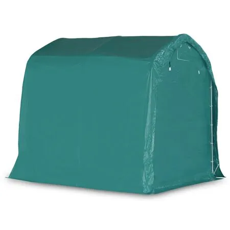  Cort de garaj, verde, 2,4 x 2,4 m, PVC