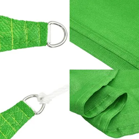  Pânză parasolar, verde deschis, 4/5x3 m, HDPE, 160 g/m²
