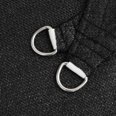  Parasolar, negru, 2,5x2,5x3,5 m, HDPE, 160 g/m²