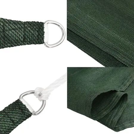  Pânză parasolar, verde închis, 2x4 m, HDPE, 160 g/m²