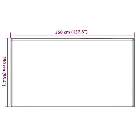  Covor pentru cort, gri taupe, 250x350 cm
