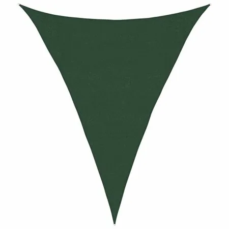  Pânză parasolar, verde închis, 3x4x4 m, HDPE, 160 g/m²