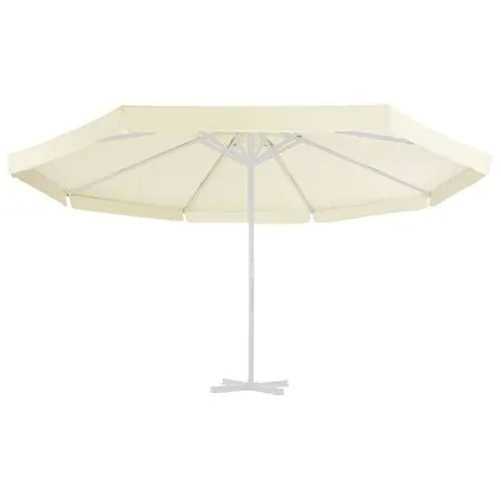  Pânză de schimb umbrelă de soare de exterior nisipiu 500 cm