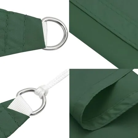  Parasolar, verde închis, 5x6x6 m, țesătură oxford, triunghiular