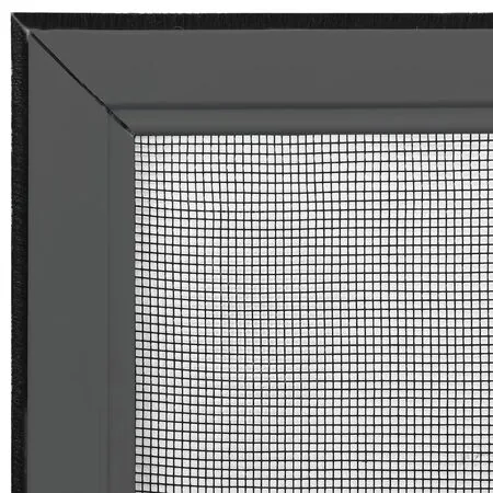  Plasă insecte extensibilă ferestre, antracit, (75-143)x50 cm