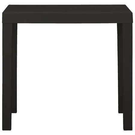  Masă de grădină, antracit, 79x65x72 cm, plastic
