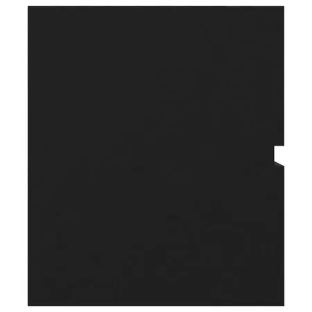  Dulap de chiuvetă, negru, 90x38,5x45 cm, PAL