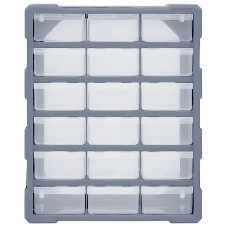  Organizator cu 18 sertare medii, 38x16x47 cm