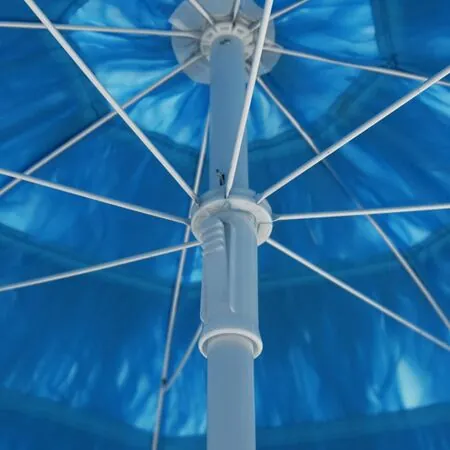  Umbrelă de soare de plajă Hawaii, albastru, 300 cm