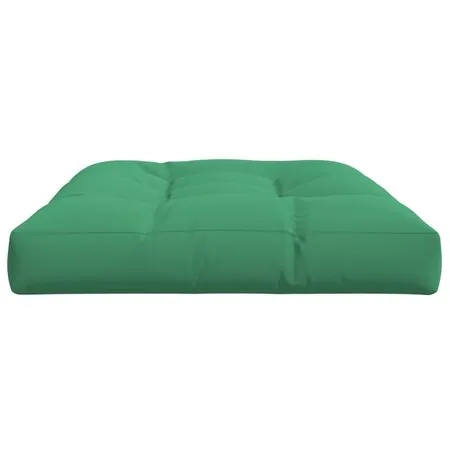  Pernă pentru paleți, verde, 120x80x12 cm, textil