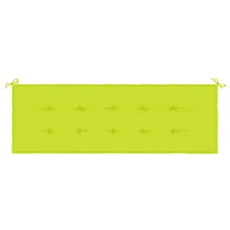  Pernă de bancă de grădină, verde, 150x50x3 cm, textil oxford