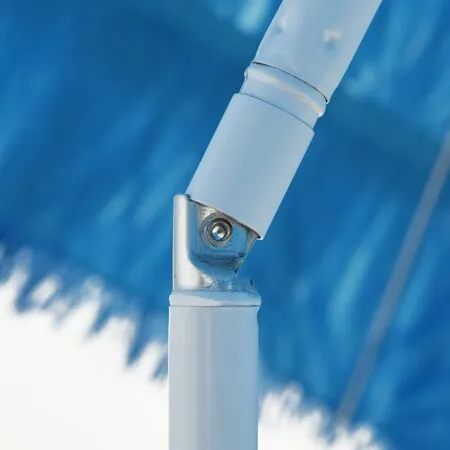  Umbrelă de soare de plajă Hawaii, albastru, 300 cm