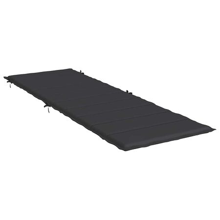  Pernă de șezlong, negru, 186x58x4 cm, textil oxford