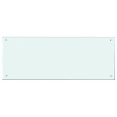   Panou antistropi de bucătărie, alb, 100x40 cm sticlă securizată