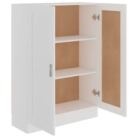  Bibliotecă, alb, 82,5 x 30,5 x 115 cm, lemn prelucrat