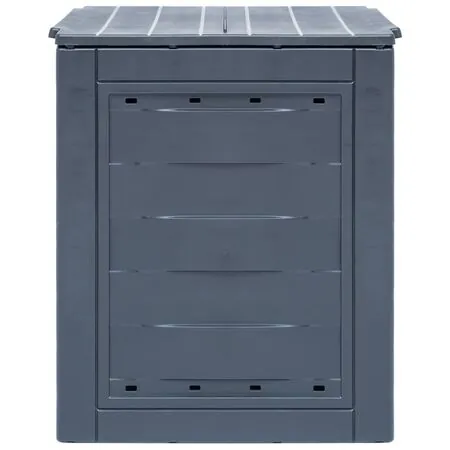  Compostor de grădină, gri, 60 x 60 x 73 cm, 260 L