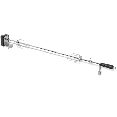 Rotisor cu motor profesional pentru grătar, oțel, 1200 mm