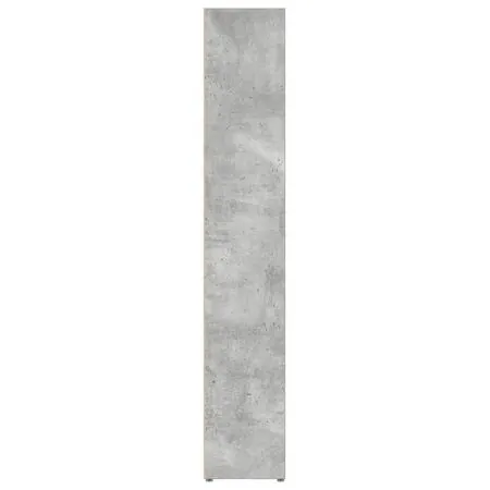 Dulapuri CD-uri, 2 buc., gri beton, 21 x 16 x 93,5 cm, PAL