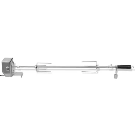  Rotisor cu motor profesional pentru BBQ, oțel, 900 mm