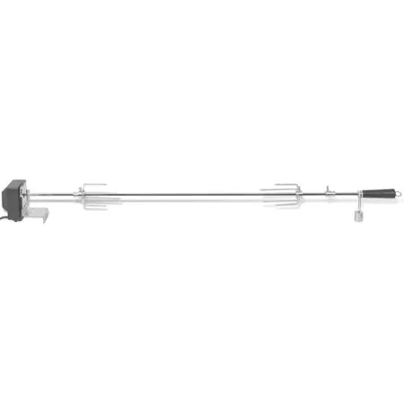 Rotisor cu motor profesional pentru grătar, oțel, 1200 mm