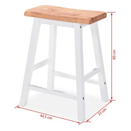  Set mobilier de bar, 3 piese, alb, MDF