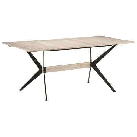  Masă de bucătărie, 180x90x76 cm, lemn masiv de mango