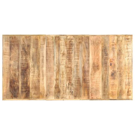  Masă de bucătărie, 180x90x76 cm, lemn masiv de mango nefinisat