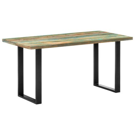  Masă de bucătărie, 160 x 80 x 75 cm, lemn masiv reciclat