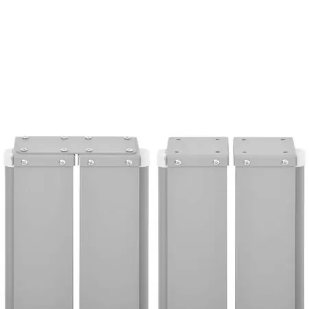  Copertină laterală retractabilă de terasă, crem, 140 x 1200 cm