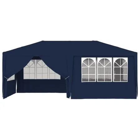  Cort de petrecere profesional cu pereți albastru 4x6 m 90 g/m²