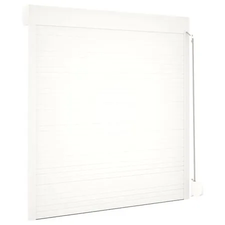  Oblon rulant, alb, 140 x 150 cm, aluminiu