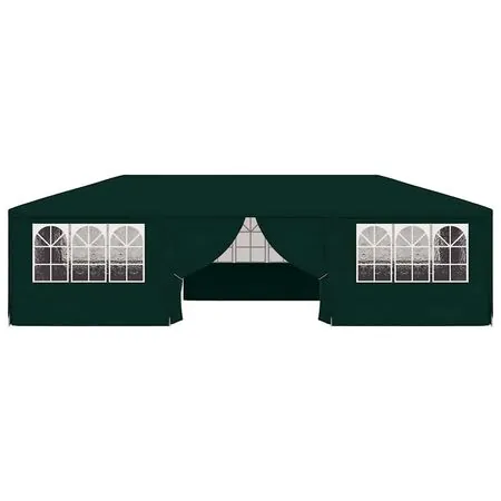  Cort de petrecere profesional pereți laterali verde 4x9m 90g/m²