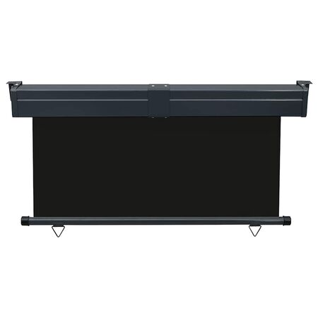  Copertină laterală de balcon, negru, 145x250 cm