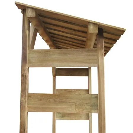  Șopron lemne de foc, 150 x 44 x 176 cm, lemn de pin tratat