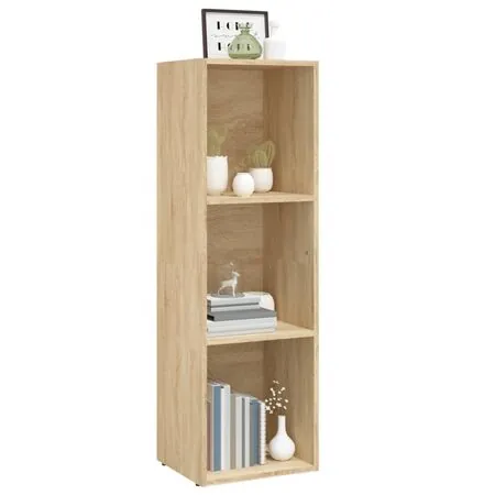  Bibliotecă/Comodă TV, stejar Sonoma, 36 x 30 x 114 cm, PAL  