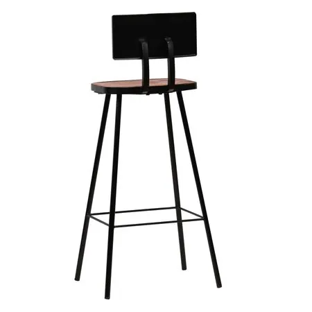  Scaune de bar, 4 buc., lemn masiv reciclat