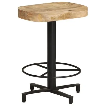  Scaune de bar, 2 buc., 52 cm, lemn masiv de mango