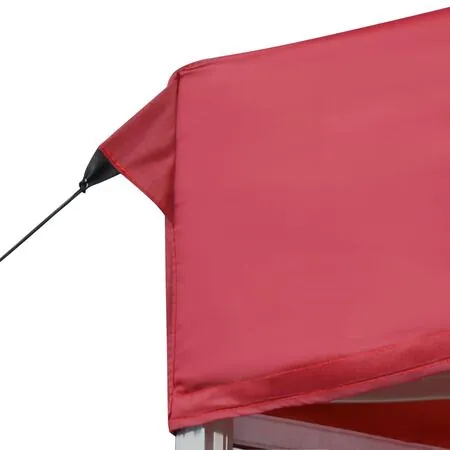  Cort de petrecere pliabil profesional, roșu vin, 6x3m, aluminiu