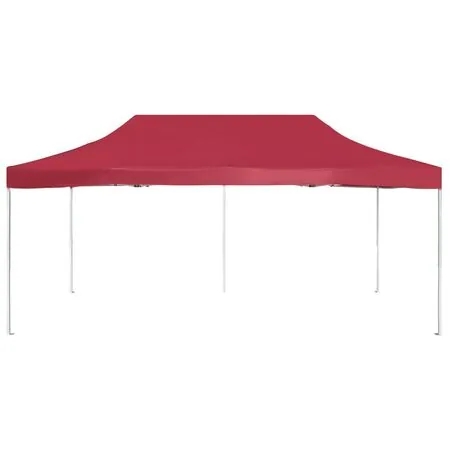  Cort de petrecere pliabil profesional, roșu vin, 6x3m, aluminiu